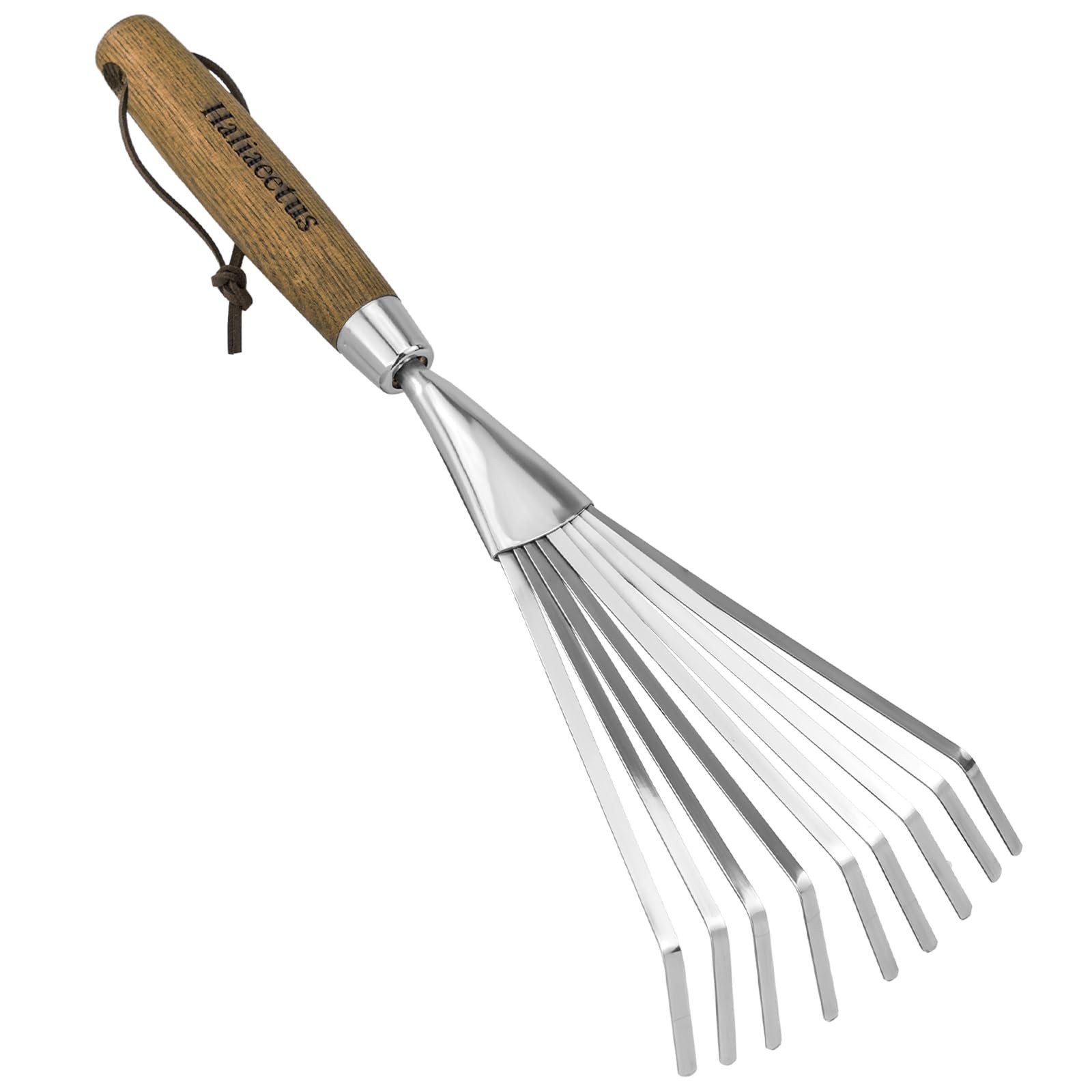 Garden Hand Rake, 14.6'' Small Garden Rake for Tight Areas