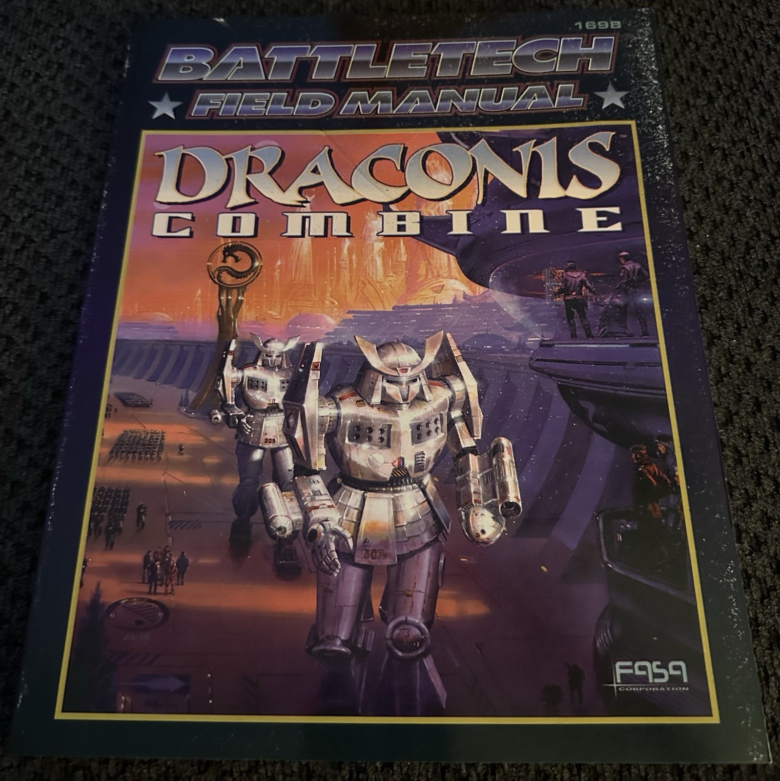 Battletech Field Manual for Draconis Combine Mechwarrior TTRPG FASA 1996