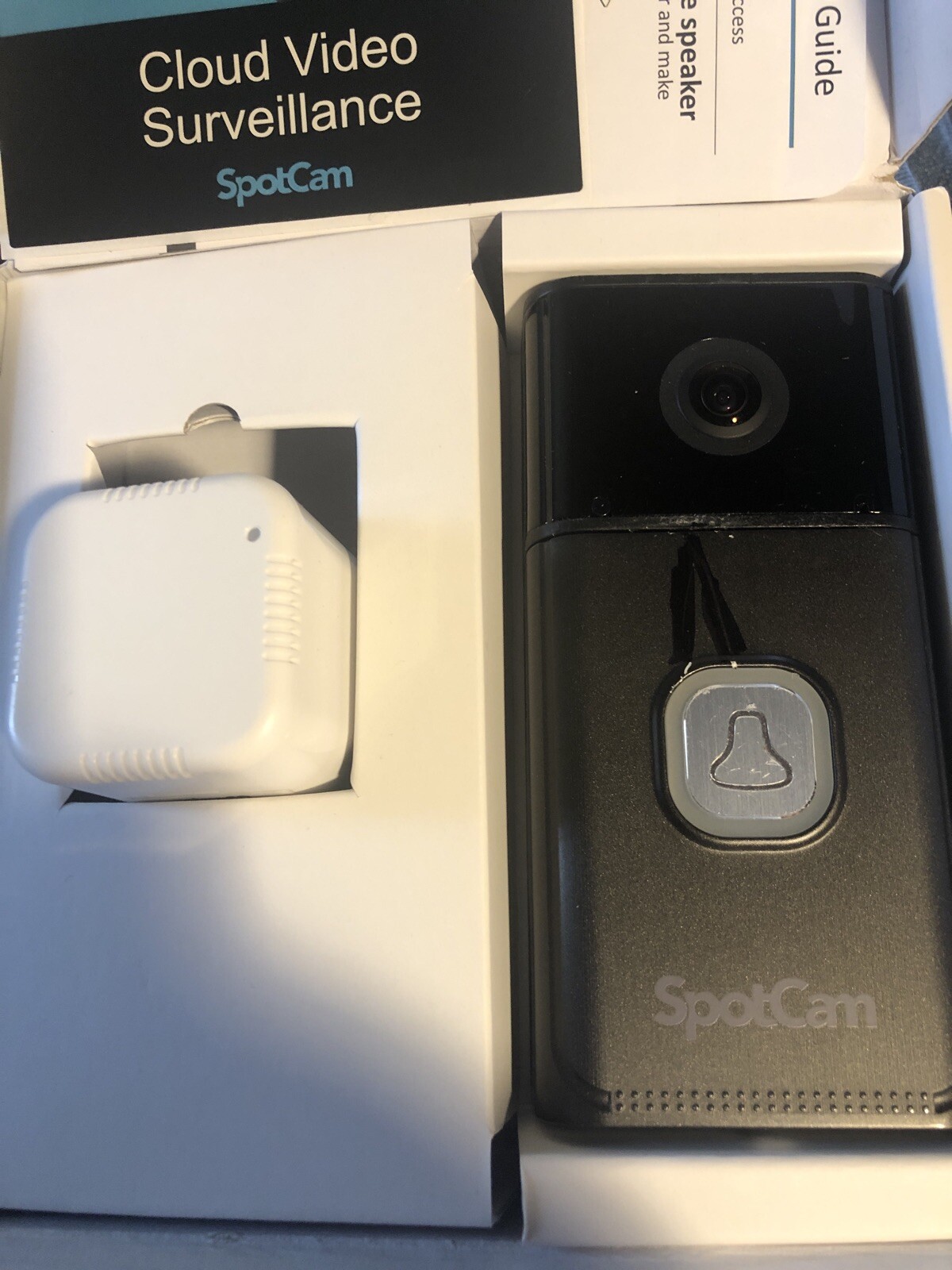 SpotCam Video Doorbell Pro WiFi Wire-Free 1080P 180° Wide Angle Security Camera