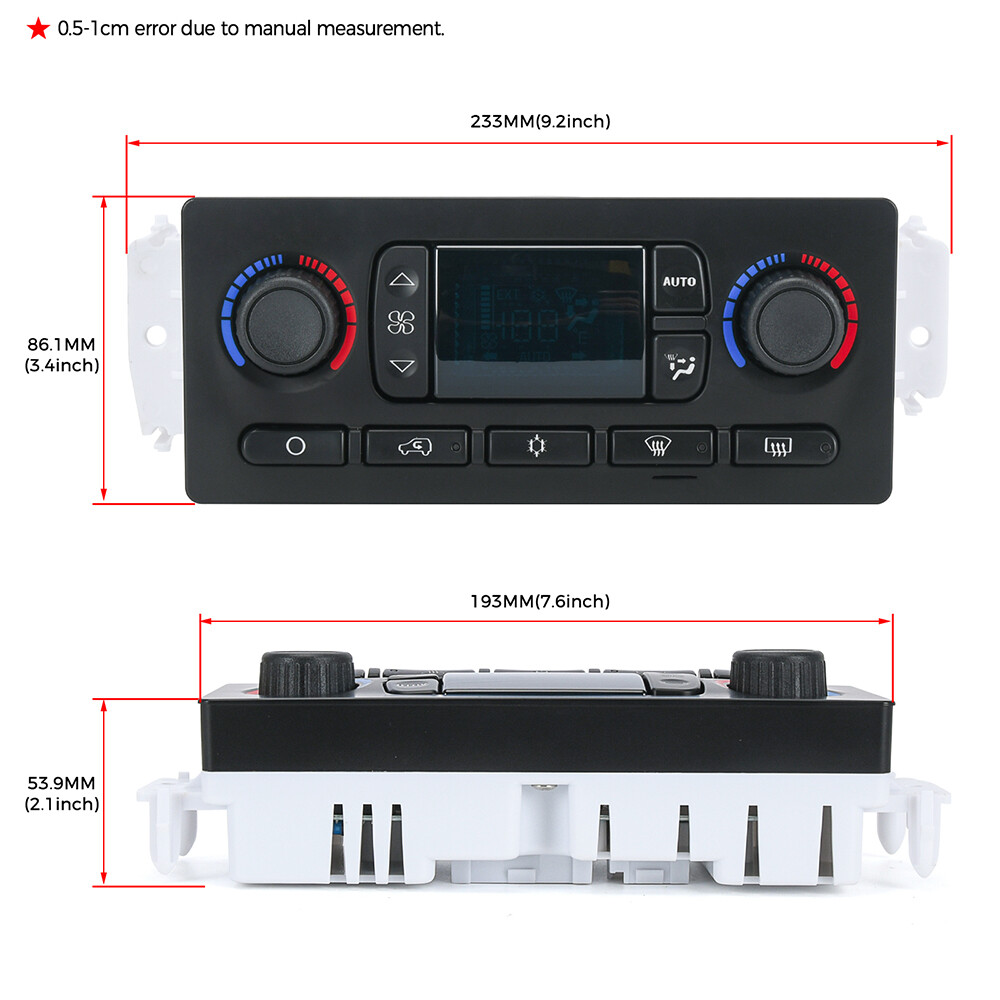 For 03-07 Hummer H2 A/C Temperature Climate Control Panel Digital Heater Switch