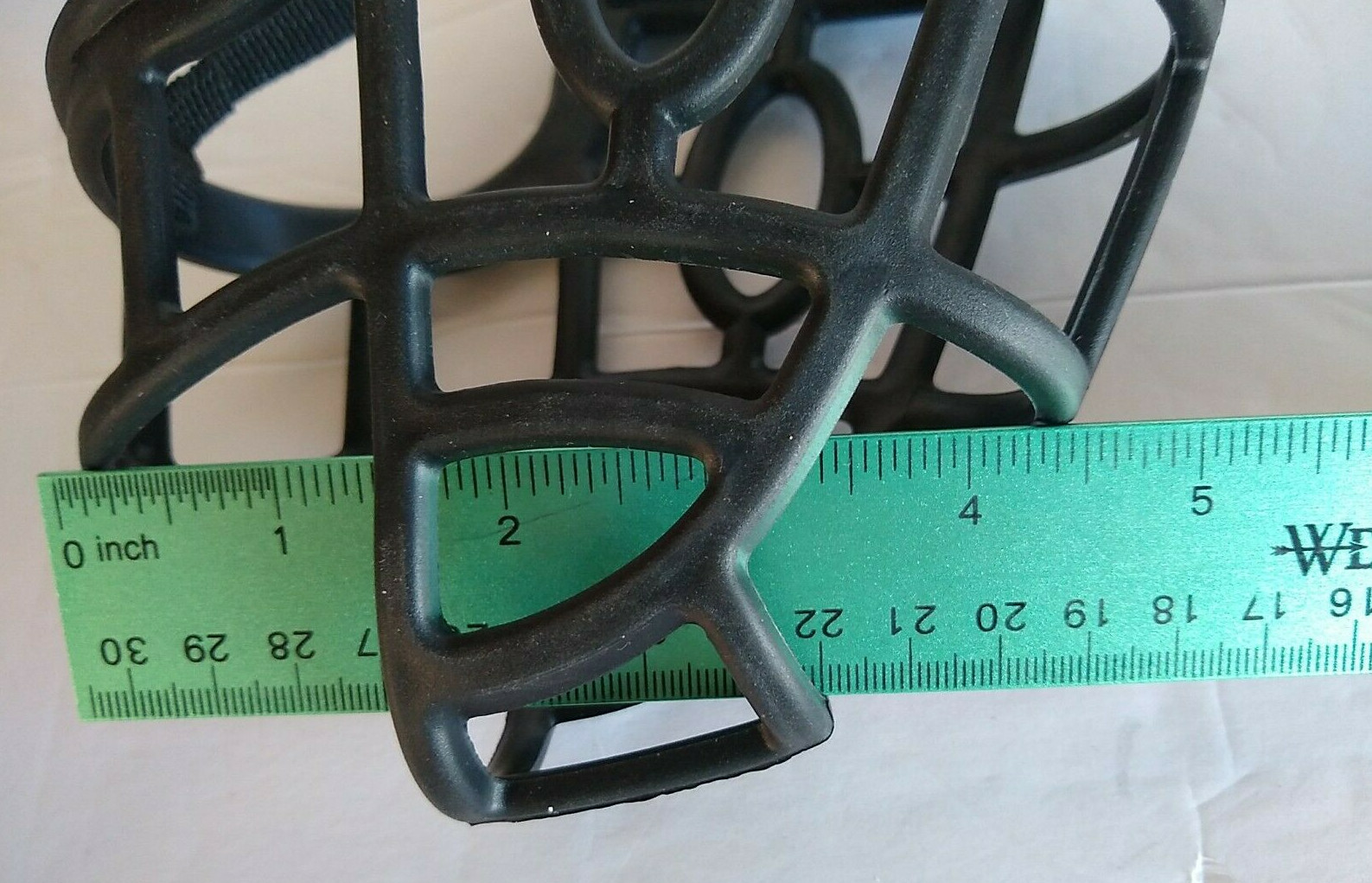 Rubber Dog Muzzle Black Size 4 Adjustable Strap