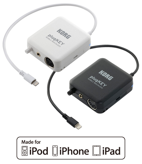 Korg plugKey iOS MIDI Interface for iPhone/iPad/iPod Plug Key Lightning choice