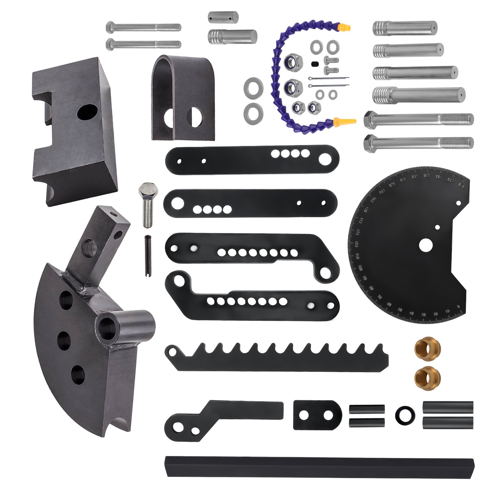Ratcheting Manual Pipe and Tubing Bender & 1-5/8" X 5" 120 Degree Tubing Die Set
