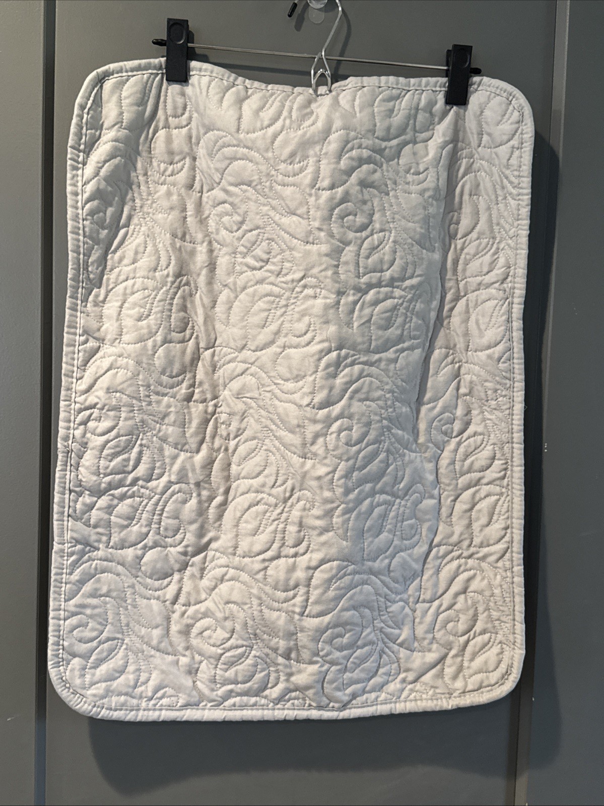 ienjoy home Grey Quilted Sham 20” X 26”