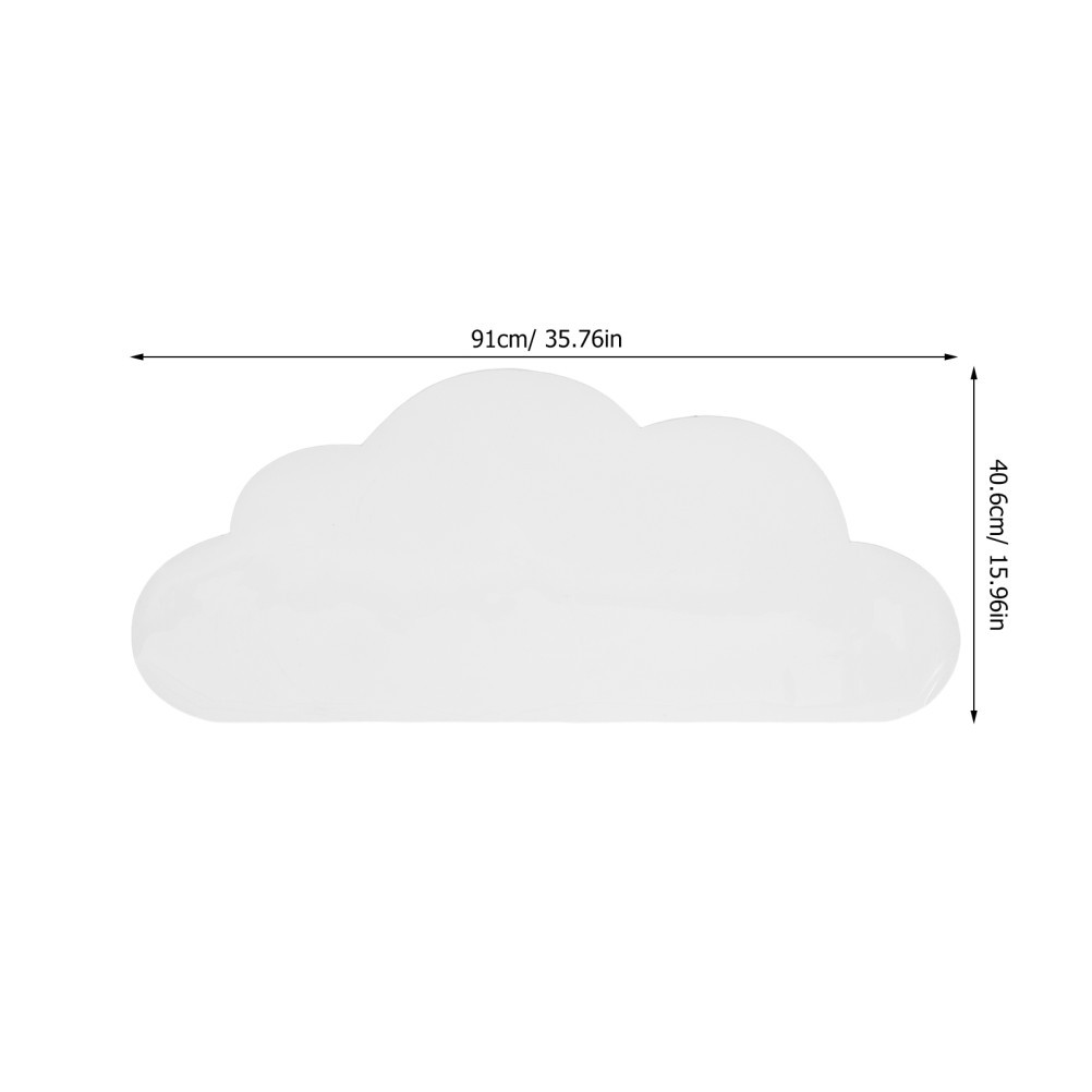 3 Pack Removable Cloud Whiteboard Stickers Reusable Dry Erase Wall Labels