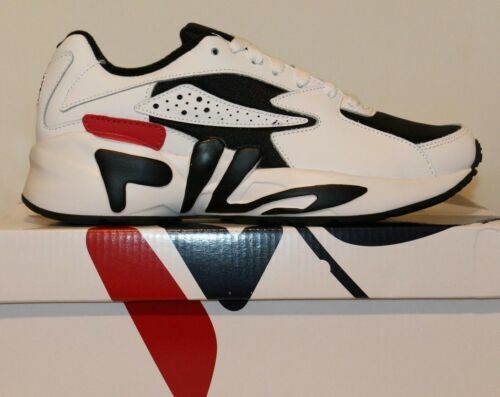Mens Fila MINDBLOWER Classic  Casual Athletic Shoes Black Red White