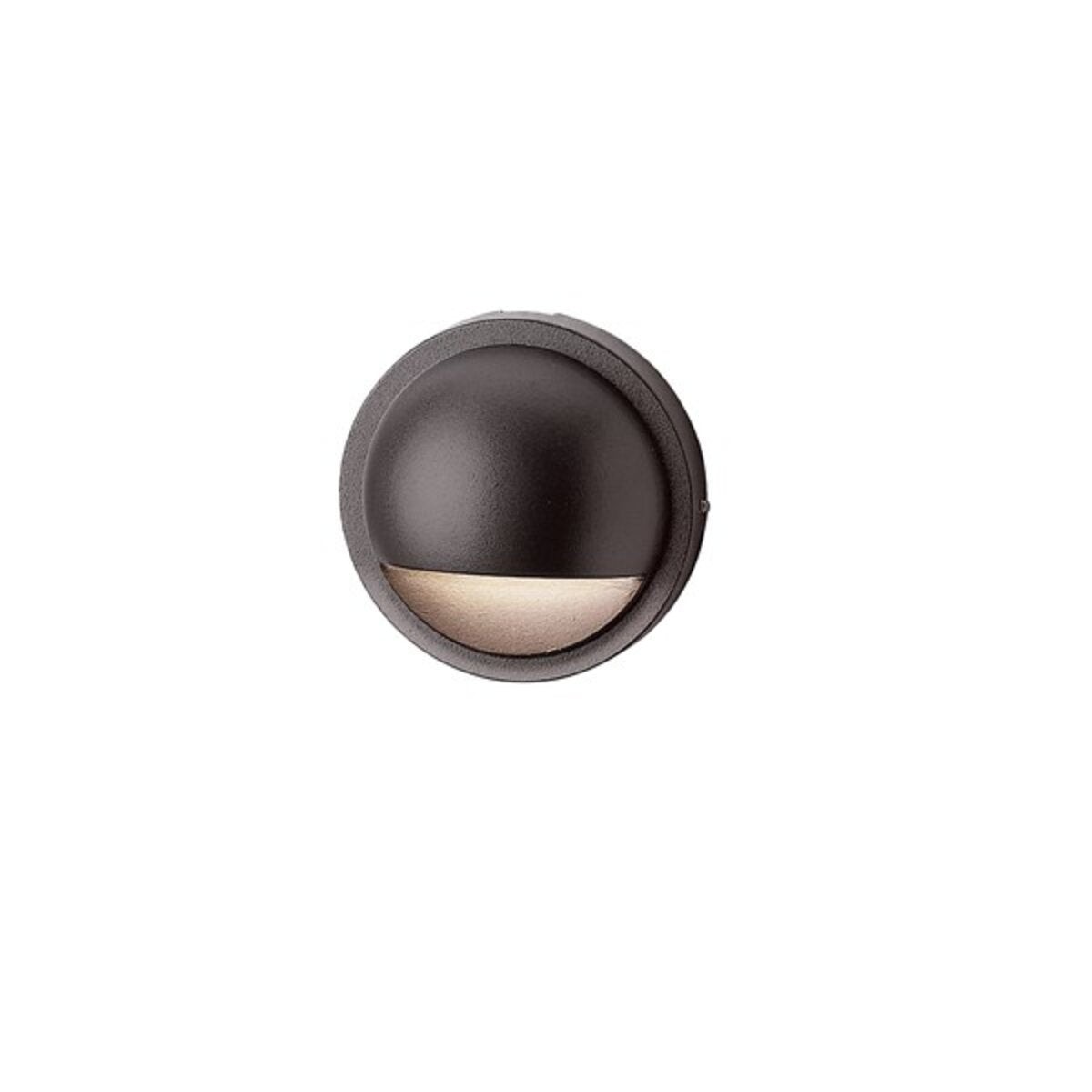 Kichler 15764 Half Moon Deck Light Aluminum Bronze LED 2.5W 2700K