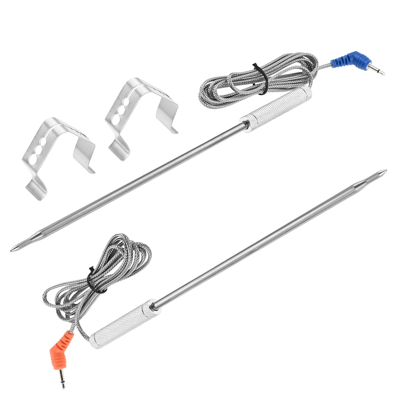 2 Pack Meat Thermometer Probes, Meat Temperature Probes Replacement for Therm...