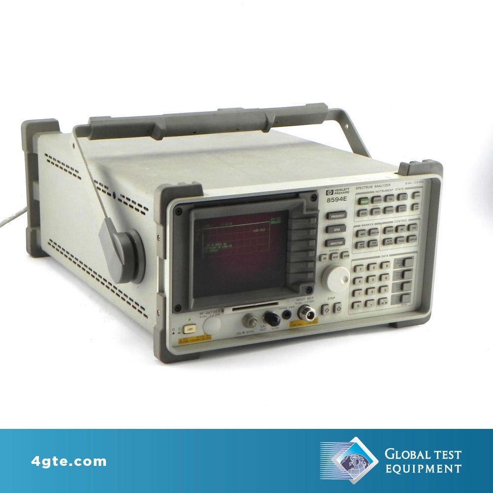 Keysight 8594E Options 043/140 Portable Spectrum Analyzer, 9 kHz to 2.9 GHz