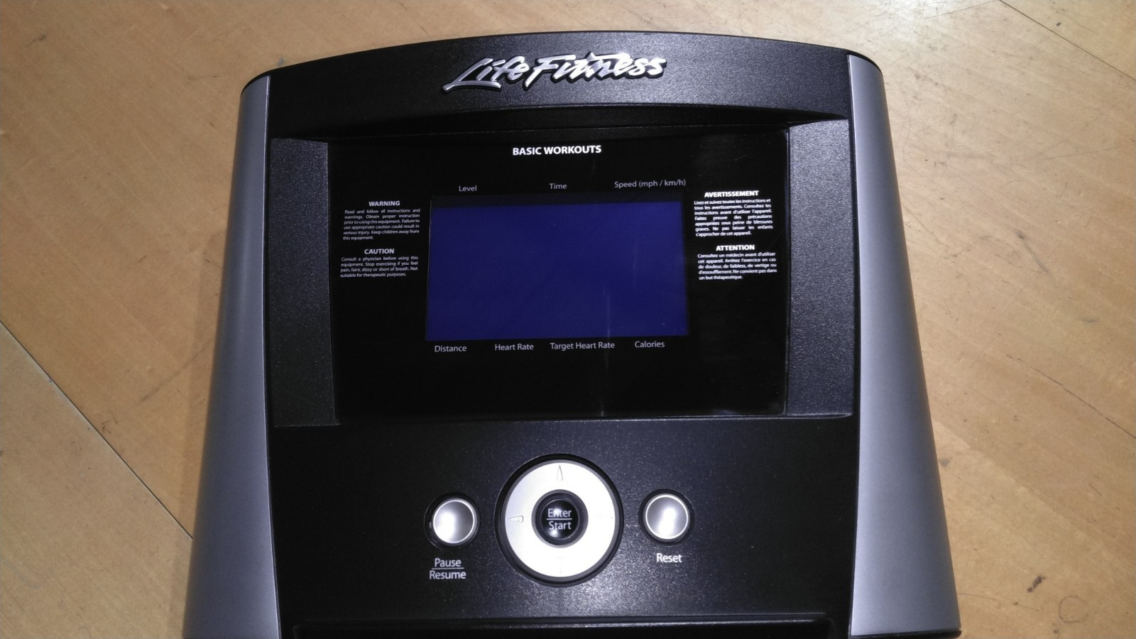 Elliptical Life fitness X3 Console/Display