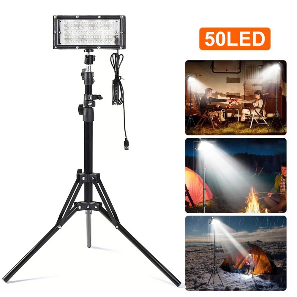15000Lumen Portable LED Work Light Flood Light with Tripod Stand Heavy Duty Base