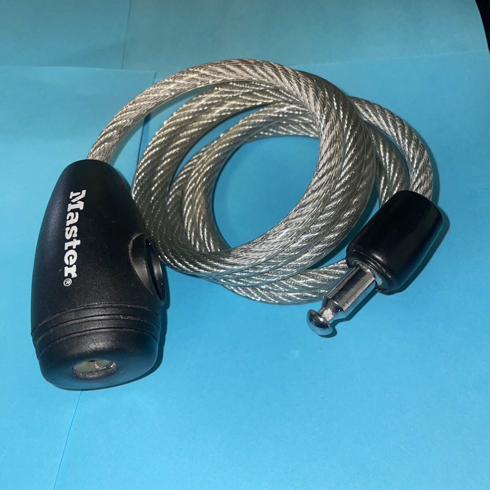 Master Lock Cable Lock 5/16'' X 5 FT Keyed, USED