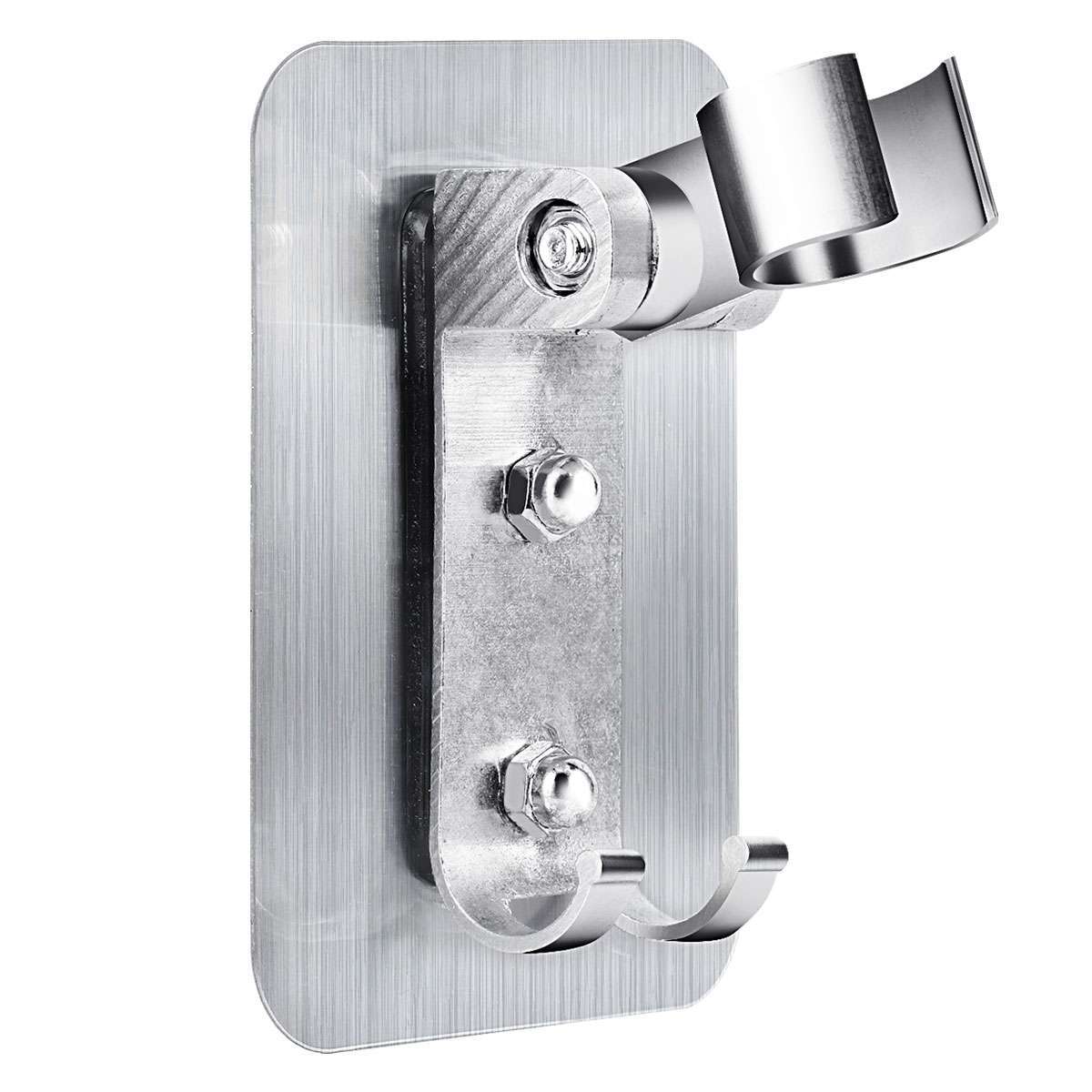 Adjustable Bathroom Shower Head Holder Self-adhesive Wall Mounted Shower Bracket