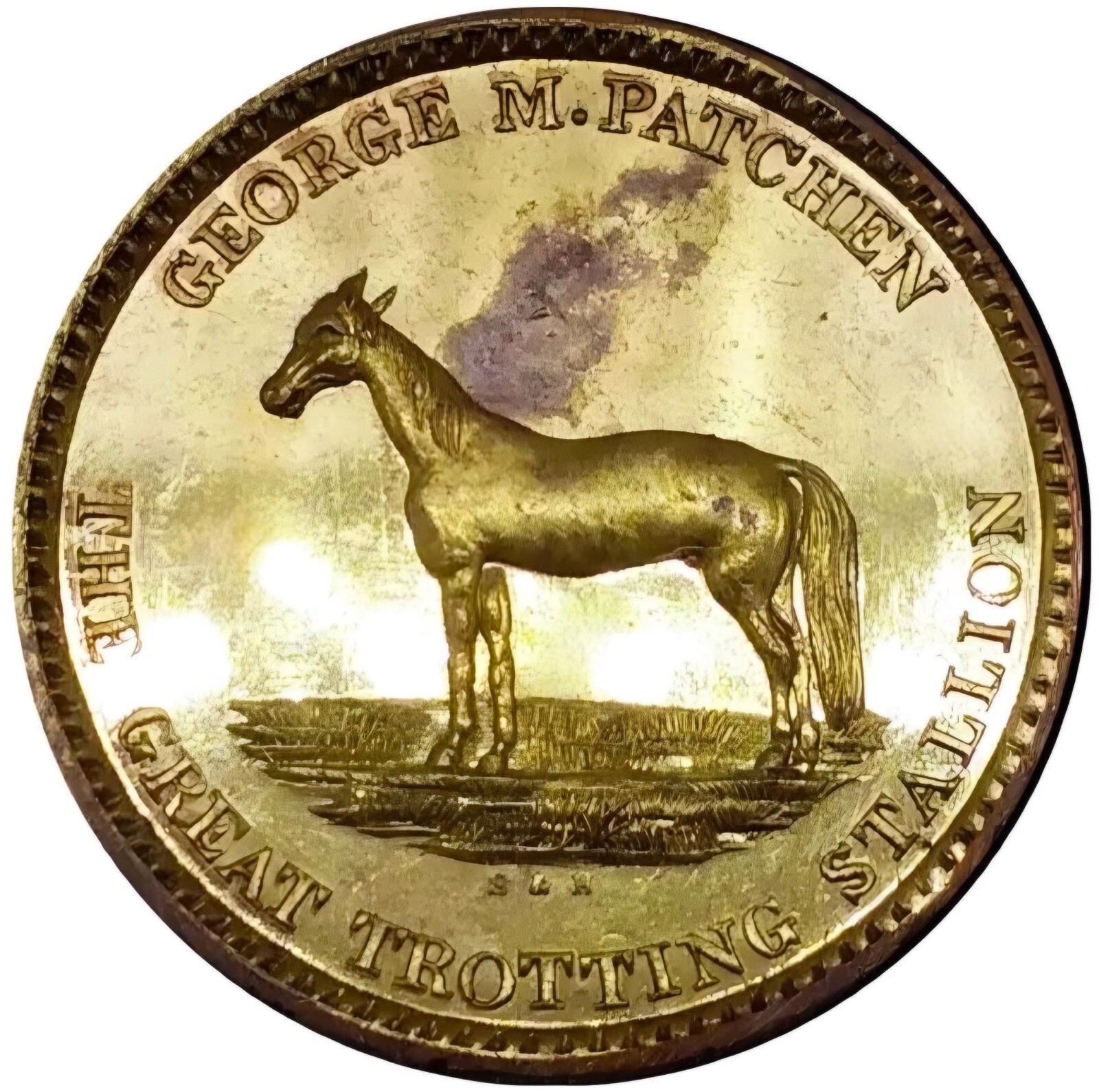 (1860) New York NY 820Ckpb Smith & Hartman George Patchen Merchant Token