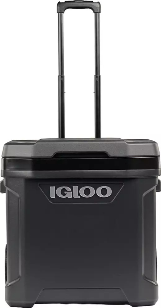 Igloo Latitude 60Qt Roller Cooler Industrial Black