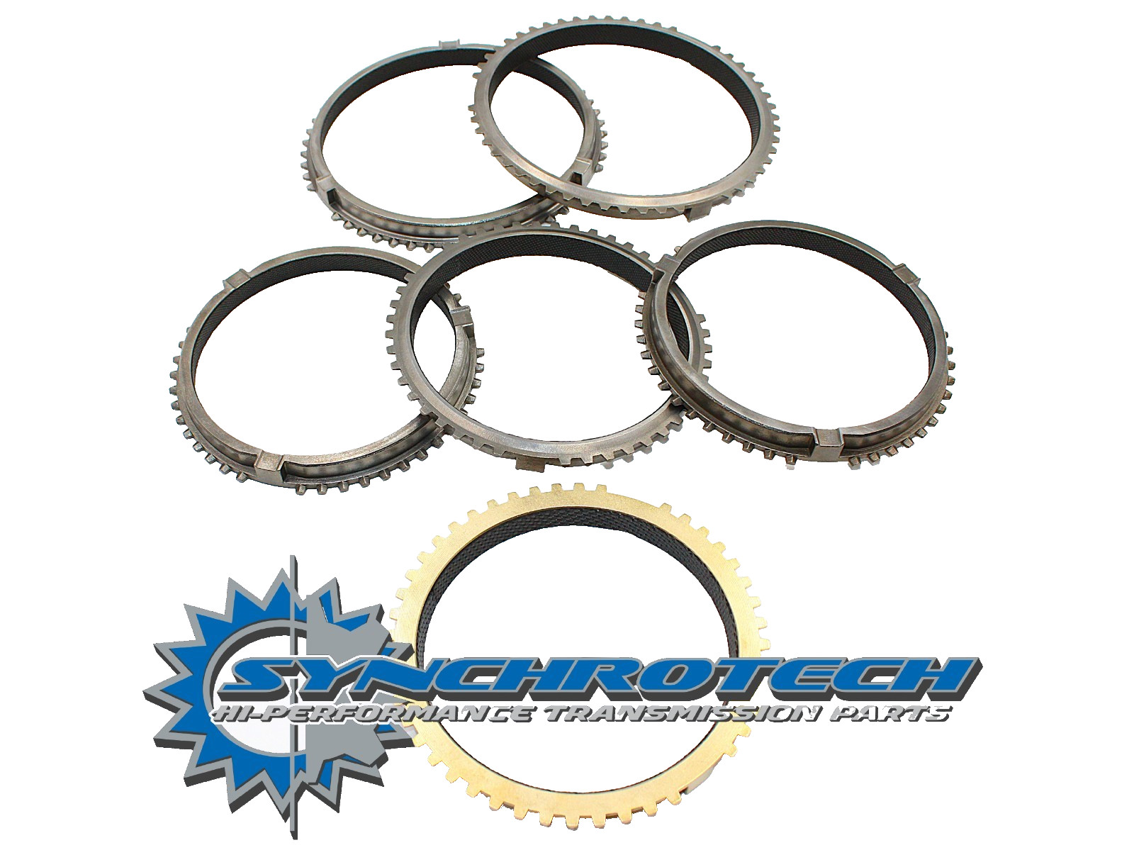 SYN-547 ZF S5-47 1-5-R Carbon synchro set