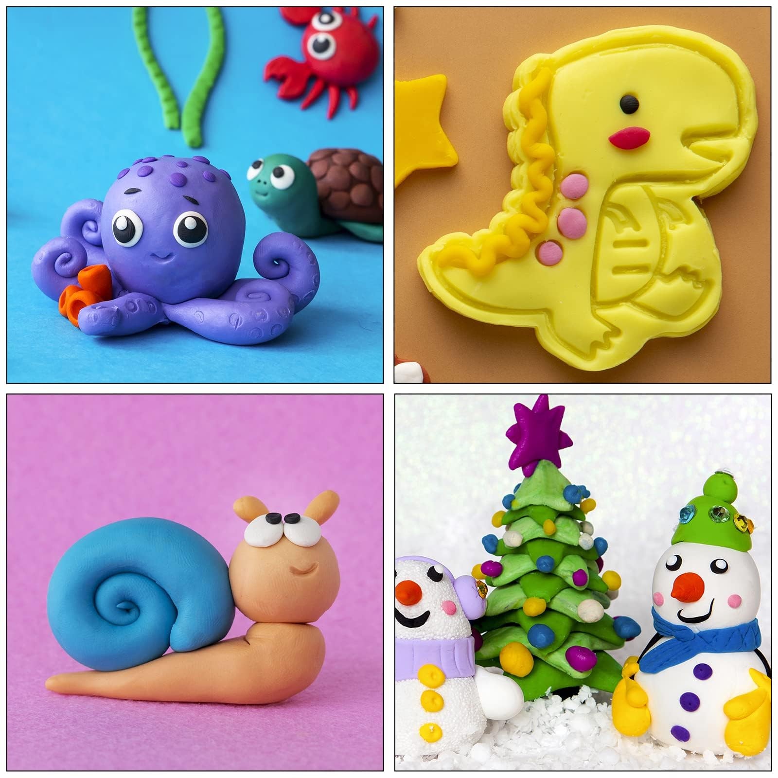 Tomorotec 100PCS Polymer Clay Value Pack 82 Colors in Bulk Small
