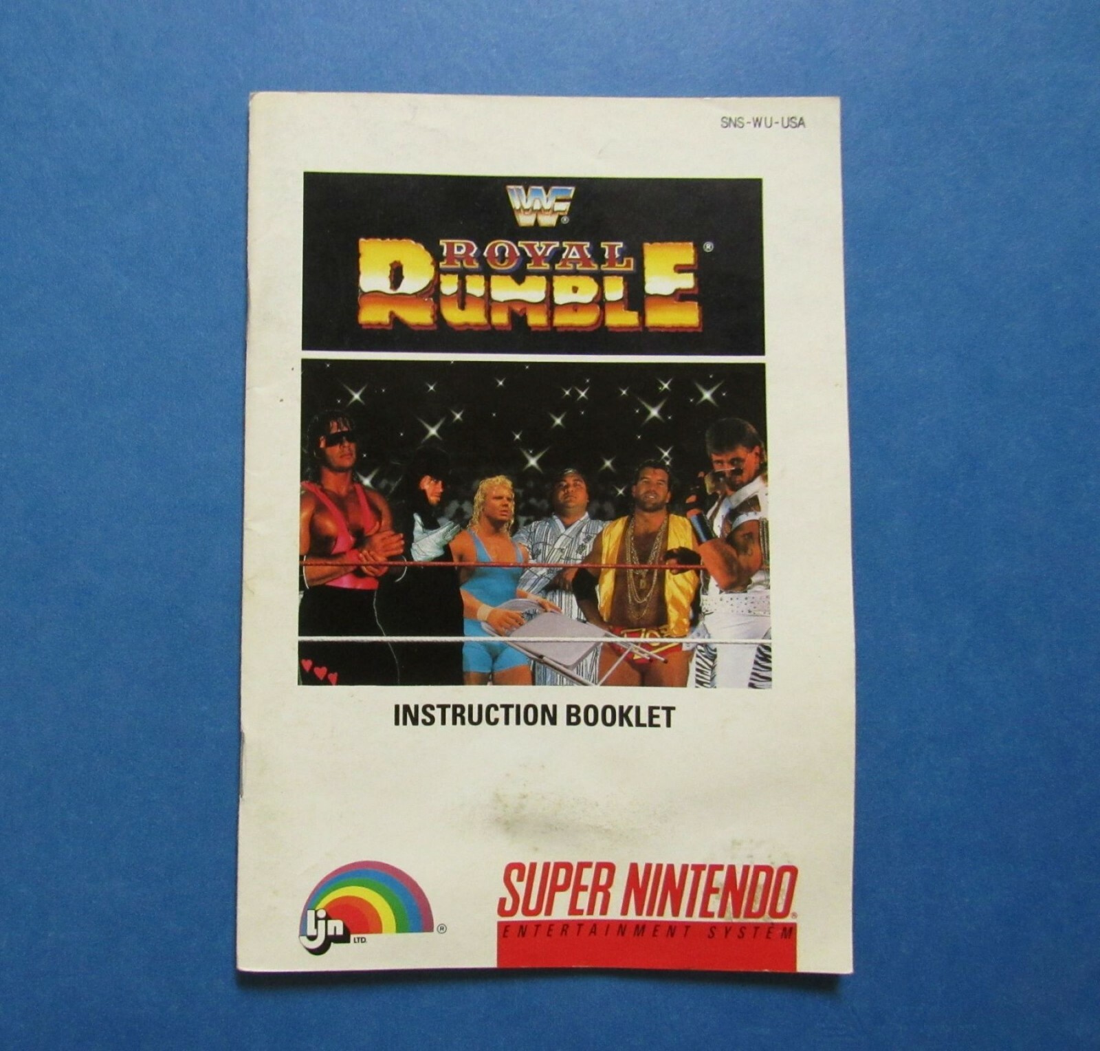 WWF ROYAL RUMBLE Manual, no game SNES SUPER NINTENDO