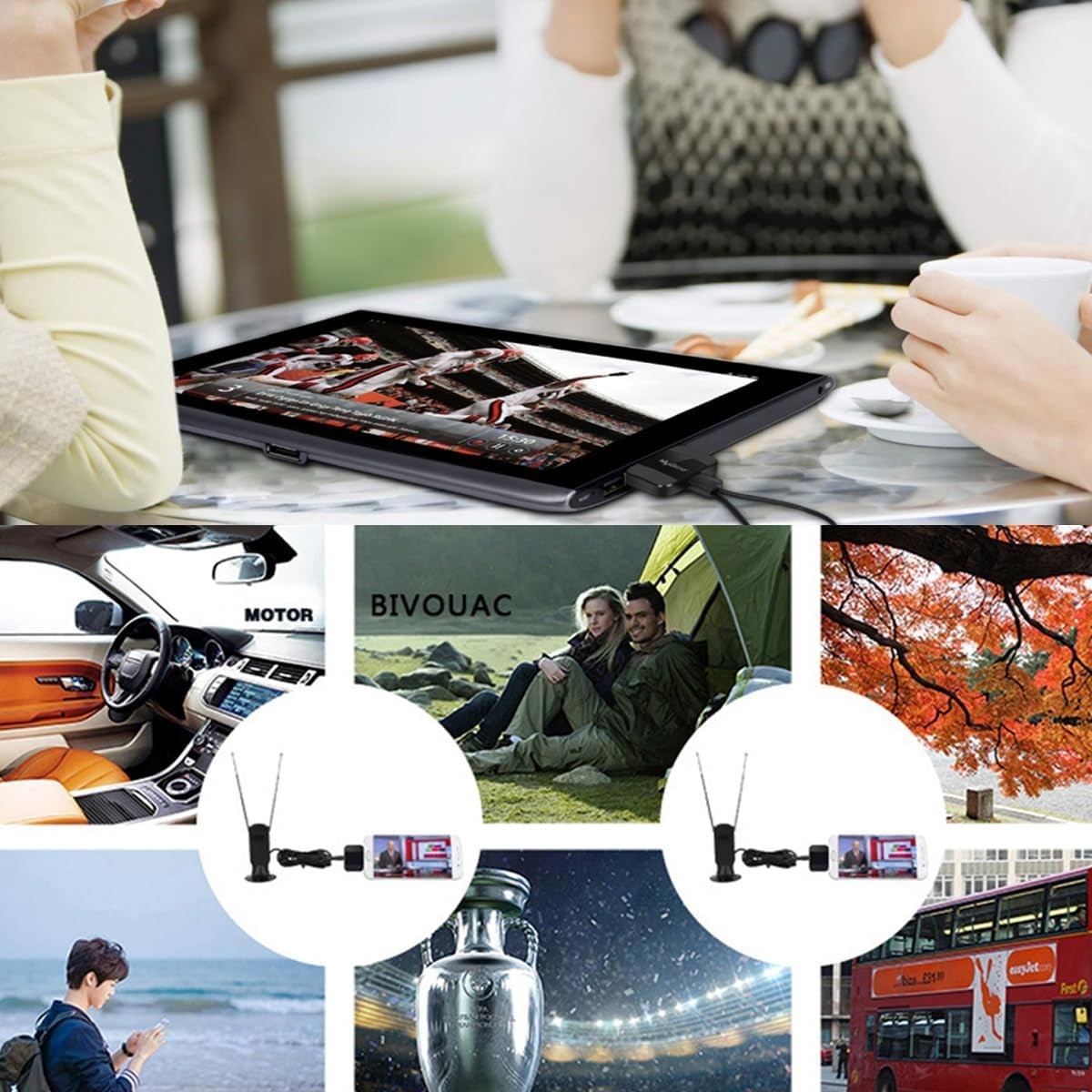 Portable Freeview HD TV Receiver Stick for Android