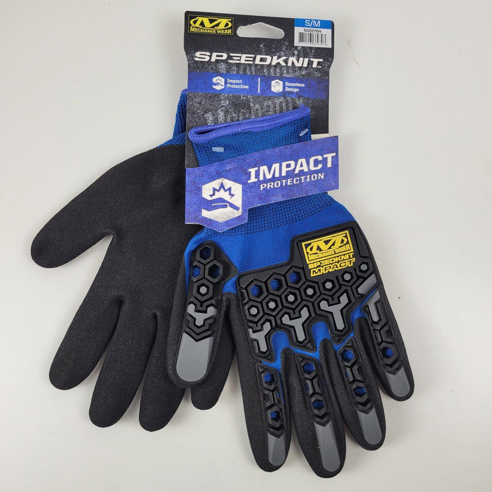 Speedknit S/M Mechanic Gloves Blue & Black Brand New Durable Work Gloves