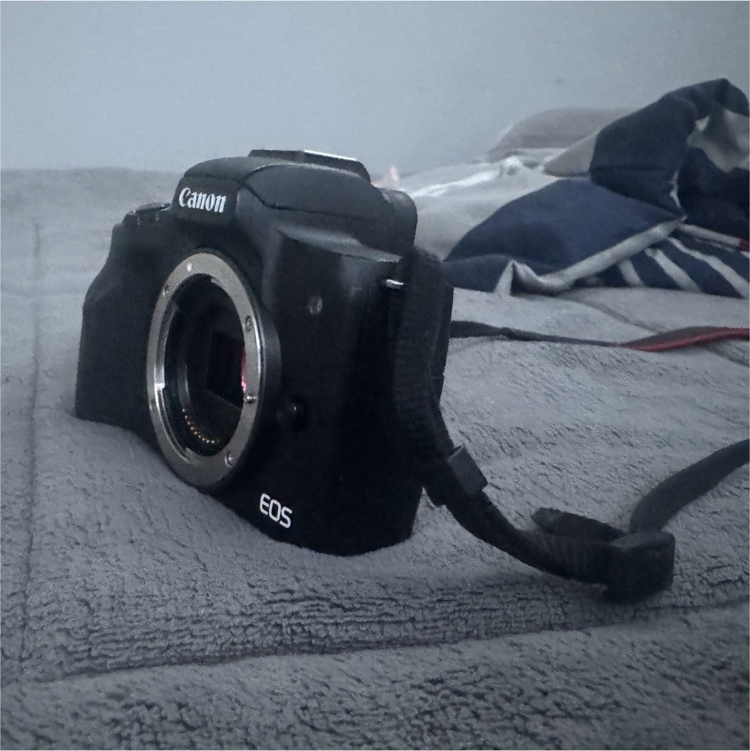 Canon EOS Camera Accessory Bundle with Lens, Charger, and Bag - Black
