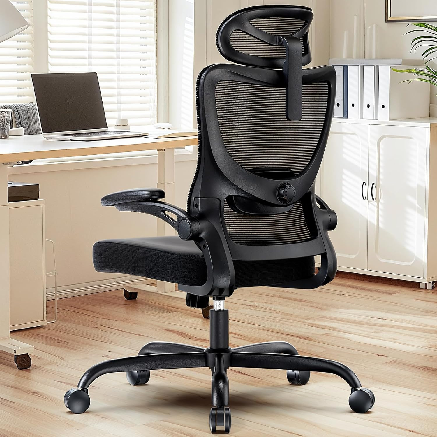 Ergonomic Office Chair, High Back Computer Desk Chair with Adjustable Lumbar Sup