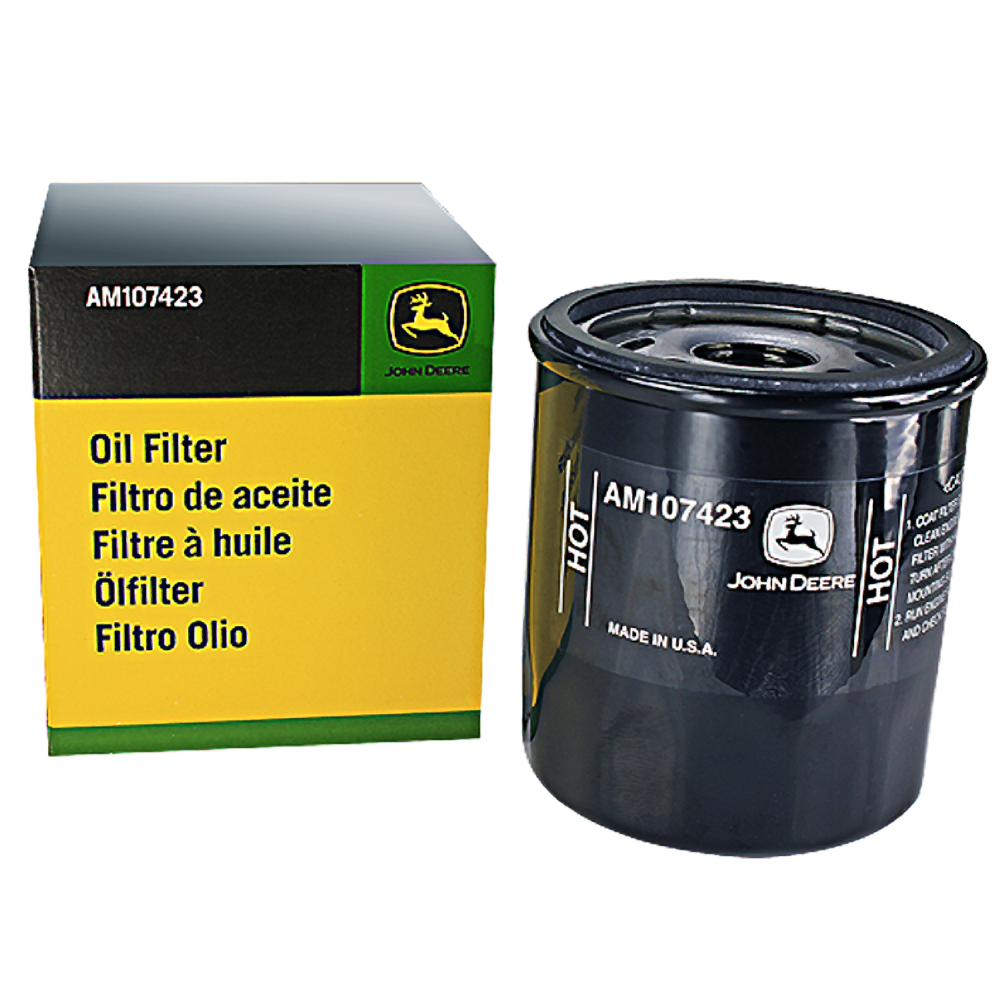 John Deere Original Equipment Oil Filter #AM107423 (2-Pack)