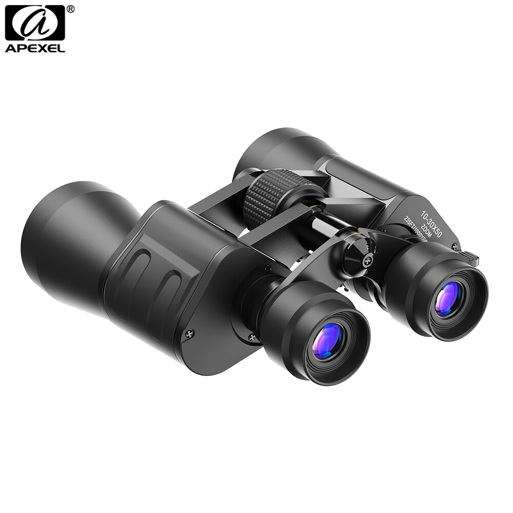 APEXEL Professional 10-30X50Binoculars BAK7 Prism High Powered Hunting Telescope