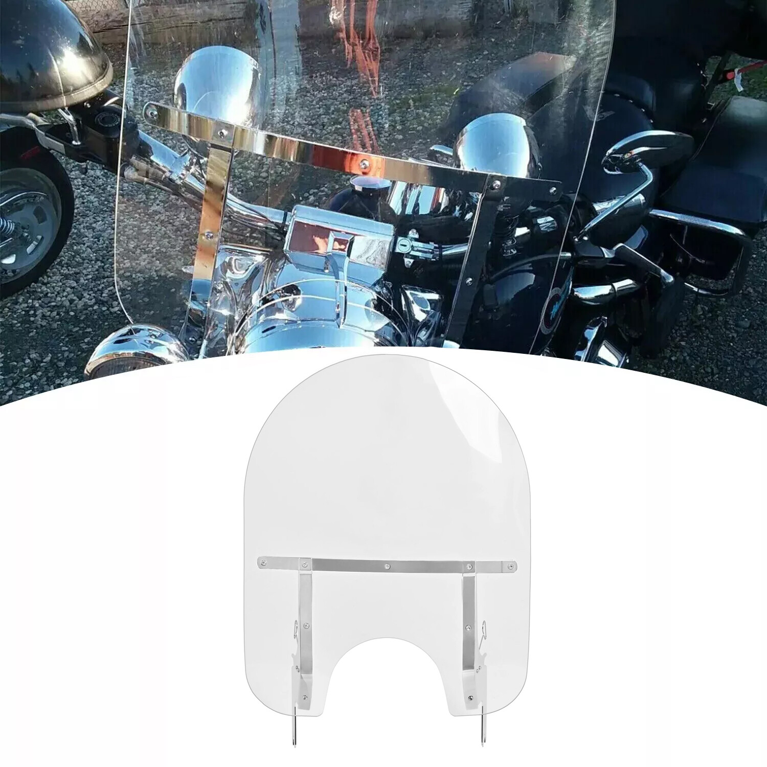 Clear Windscreen Windshield For Harley Touring Road King FLHR 1994-2025 2023