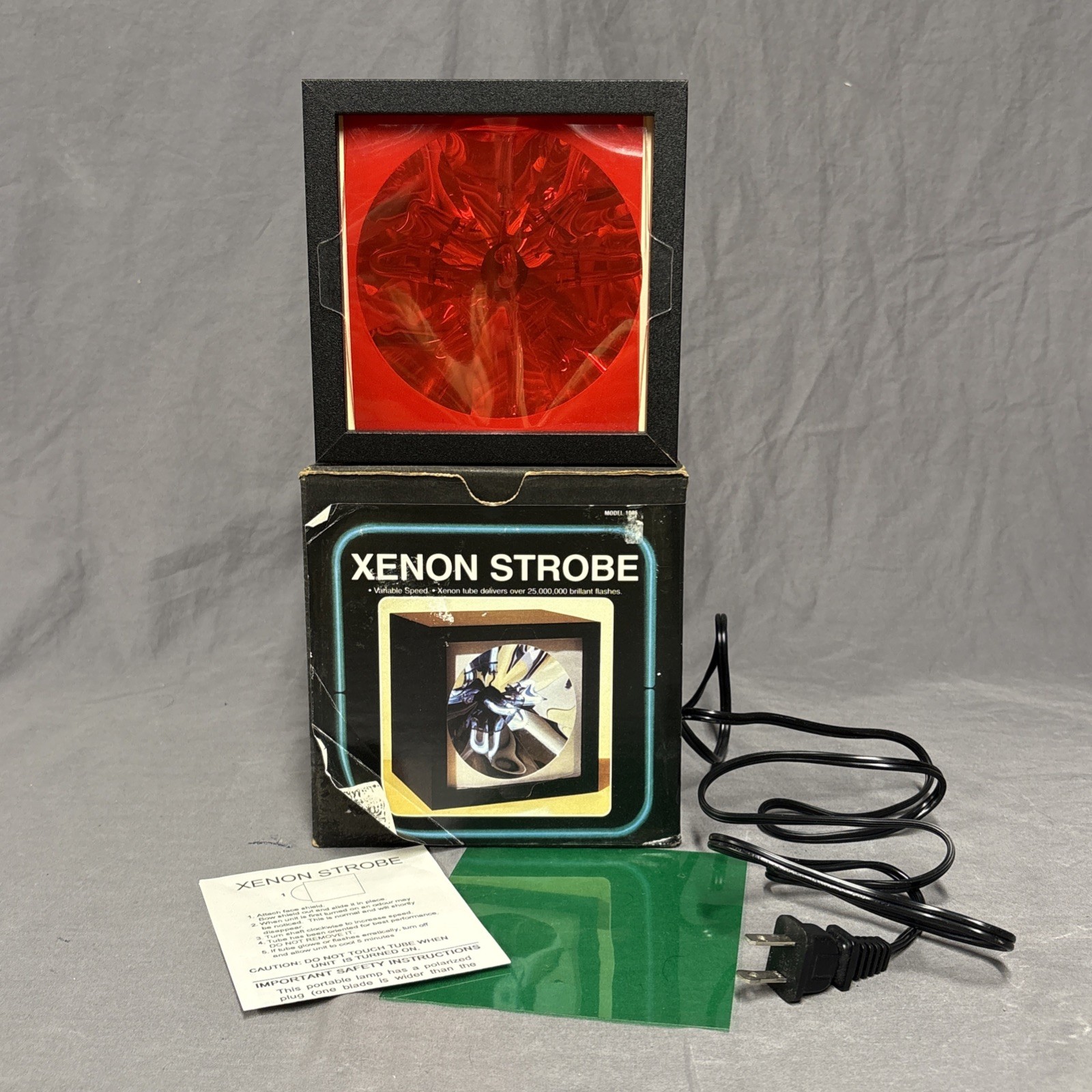 Vintage Xenon Strobe Light Model 1005 Variable Speed Tested Works