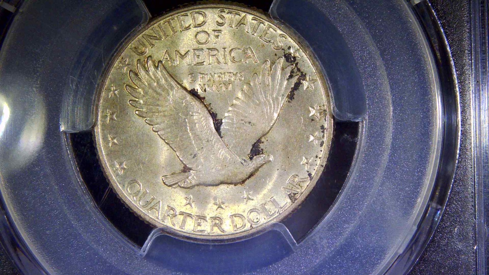1929 STANDING LIBERTY SILVER QUARTER PCGS MS63FH