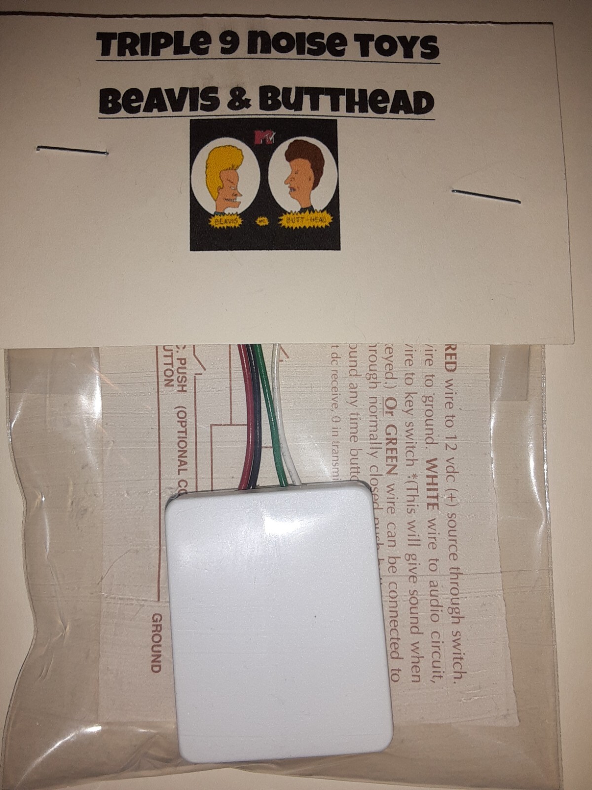 CB NOISE-TOY! (LISTEN) BEAVIS AND BUTTHEAD SOUND MODULE