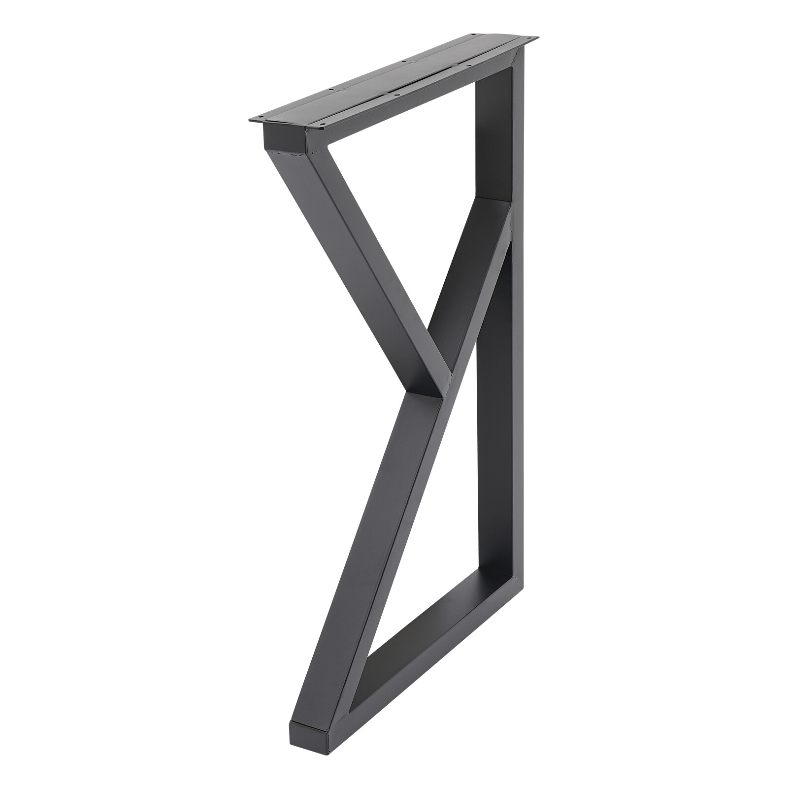 2pcs Metal Furniture Legs, Industrial Metal Table Legs, Black Furniture Legs