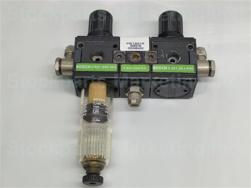 Bosch 0 821 300 300 Pressure Regulator w/ 0 821 300 920 + 0 821 302 400