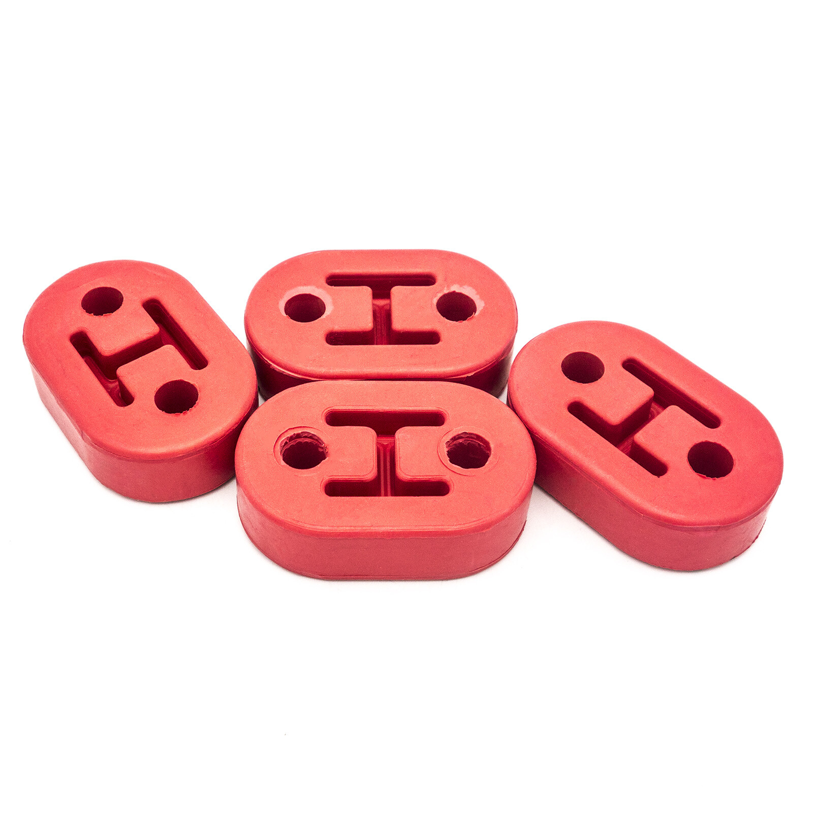 (4) Exhaust Tail Pipe Mount Bracket Hanger Bushing Insulator Heavy Duty Rubber