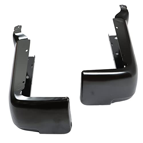 2 Pcs Steel Rear Bumper Ends Left Right Black Replacement for F150 2009-2014