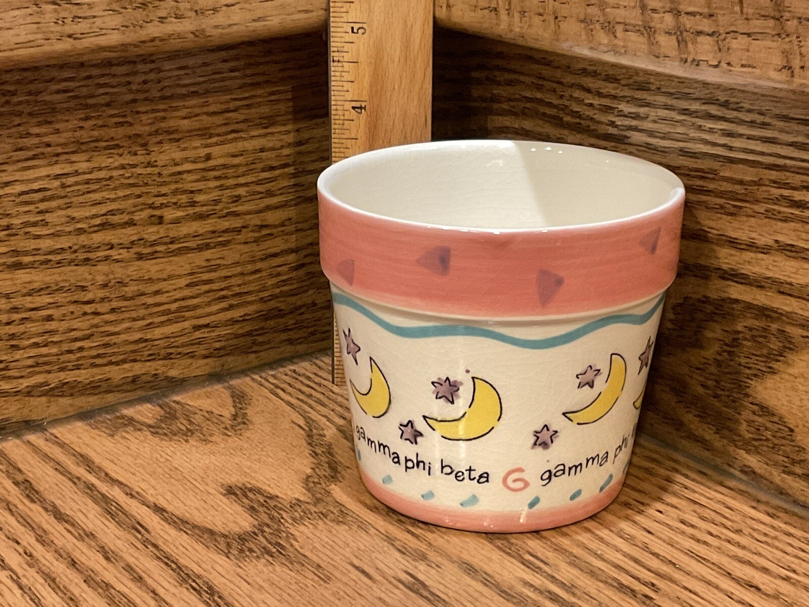 Gamma Phi Beta Small Decorated Planter