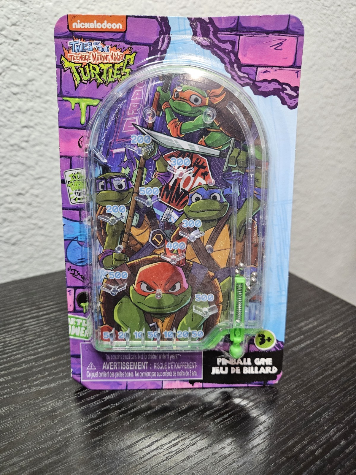 NEW Nickelodeon Teenage Mutant Ninja Turtles TMNT "Tales" Desktop Pinball...