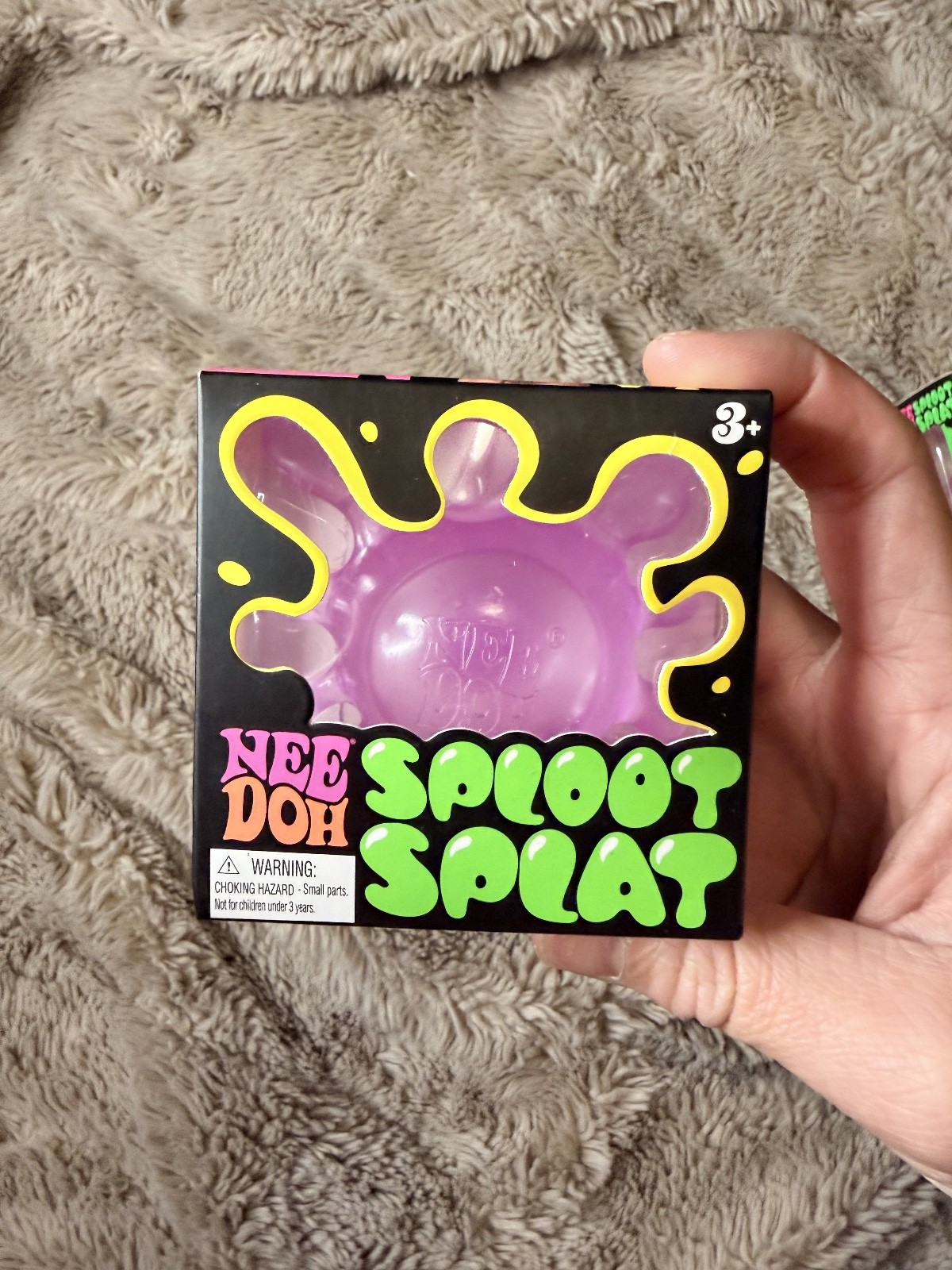 NEW AUTHENTIC  TIKTOK VIRAL Nee Doh SPLOOT SPLAT Stress Squish Toy - PURPLE