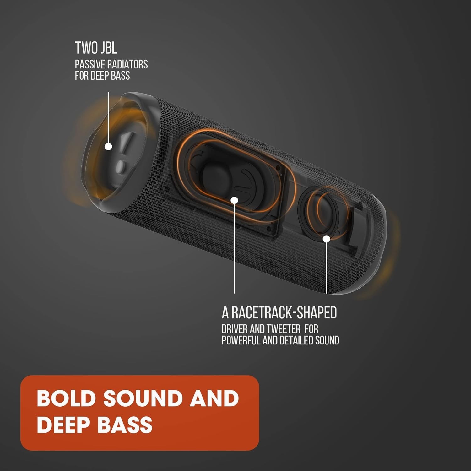 JBL Flip 6 Portable Waterproof Bluetooth Speaker-black