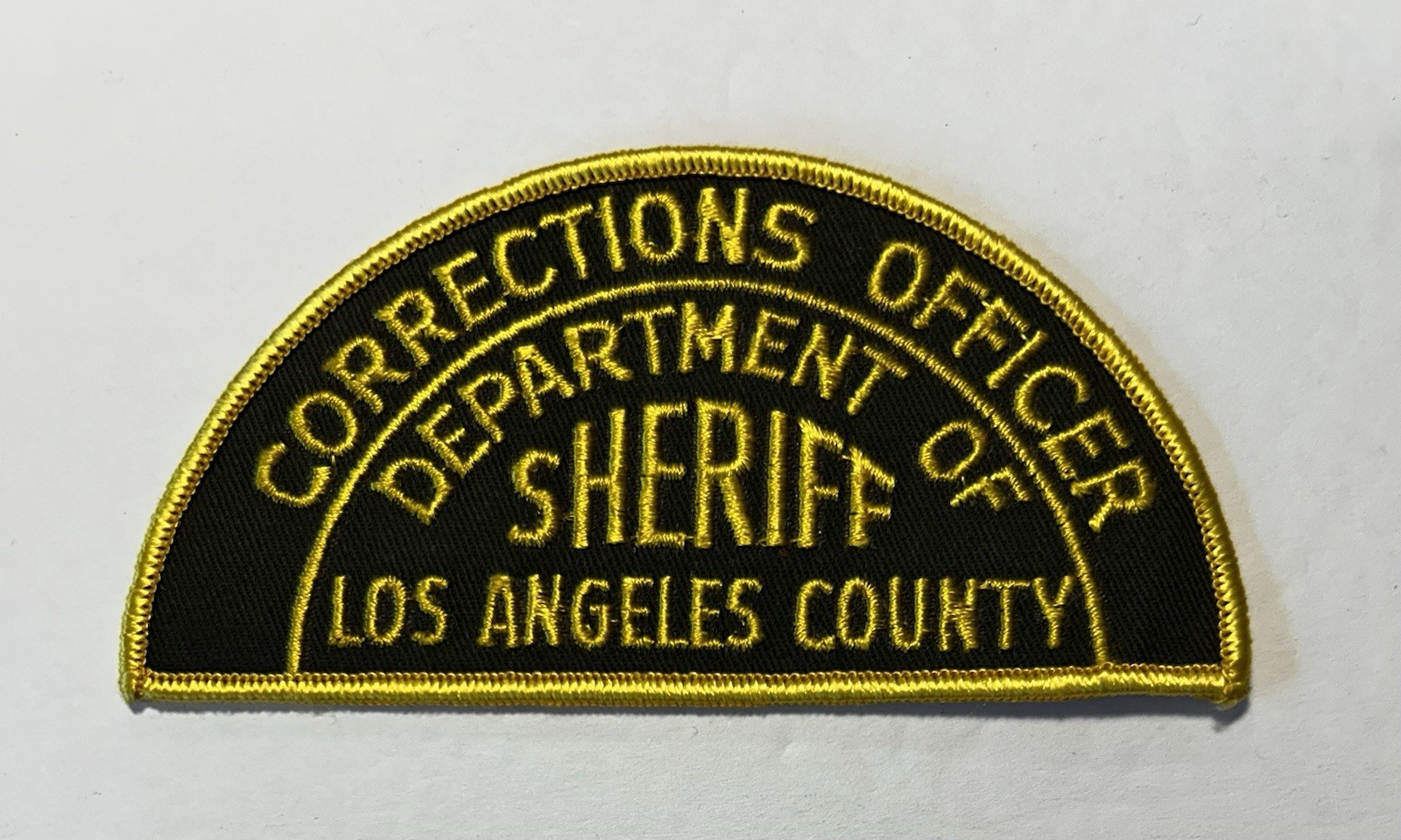 CALIFORNIA LOS ANGELES COUNTY SHERIFF DEPT OF CORRECTIONS OFFICER PATCH #PDD57