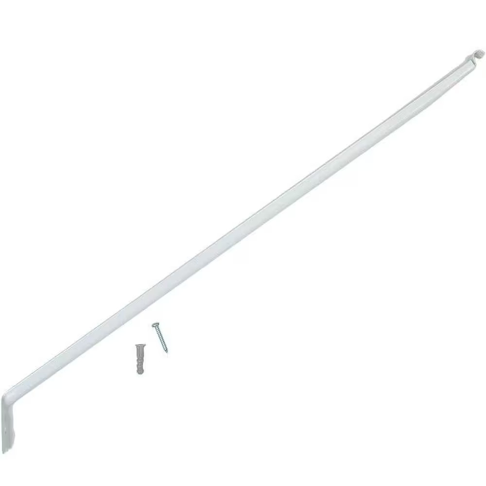 Fixed Mount White Steel 23.5 In. L Standard Support Bracket for 20-In. Deep Wire
