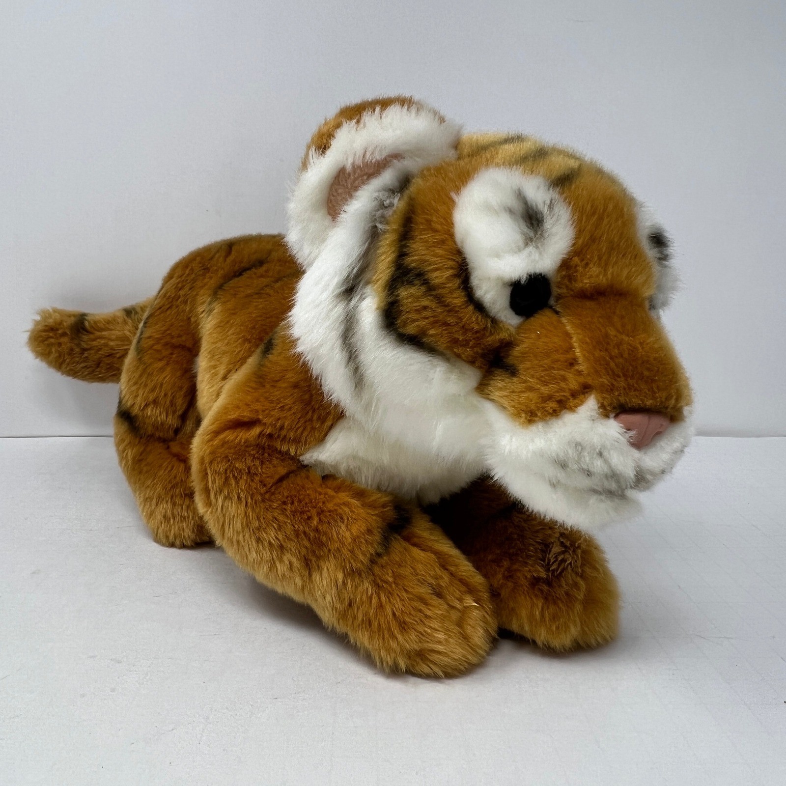 FAO Schwarz Tiger Cub Plush 12 Inch Stuffed Animal Soft Realistic Jungle Toy
