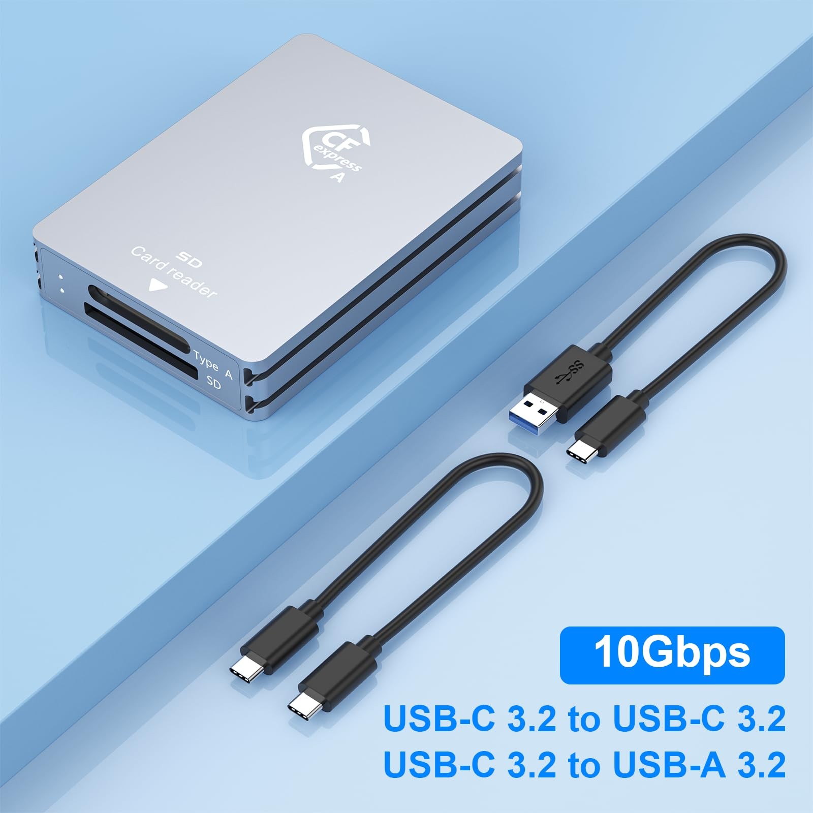CFexpress Type A SD DualSlot Card Reader Adapter USB 3.1 Gen 2 10Gbps