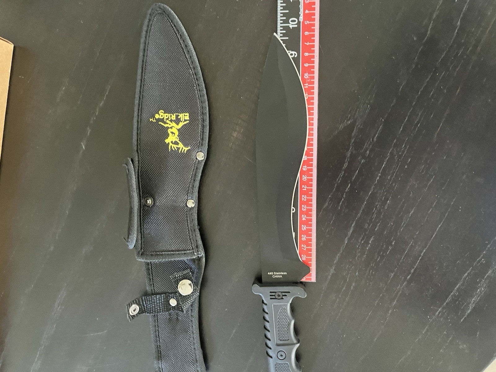 Elk Ridge fixed blade knife 15" with 9 3/4" blade