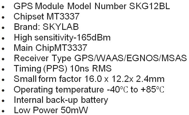 GPS Modules with Built-in Antenna - 2 Units - New