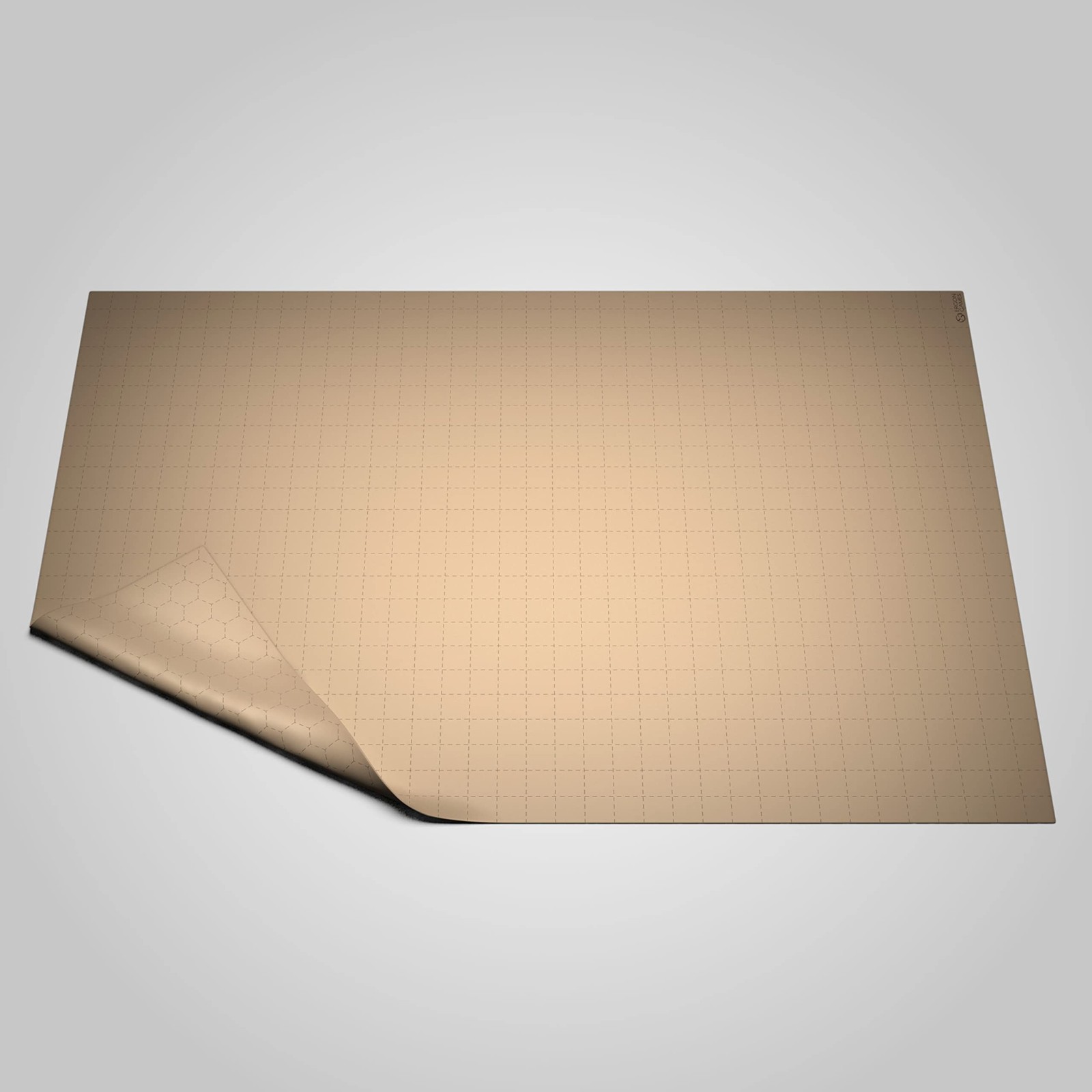 Silicone Battle Grid Mat - 24"x 36" Double-Sided Tabletop RPG Map - XL Parchm...