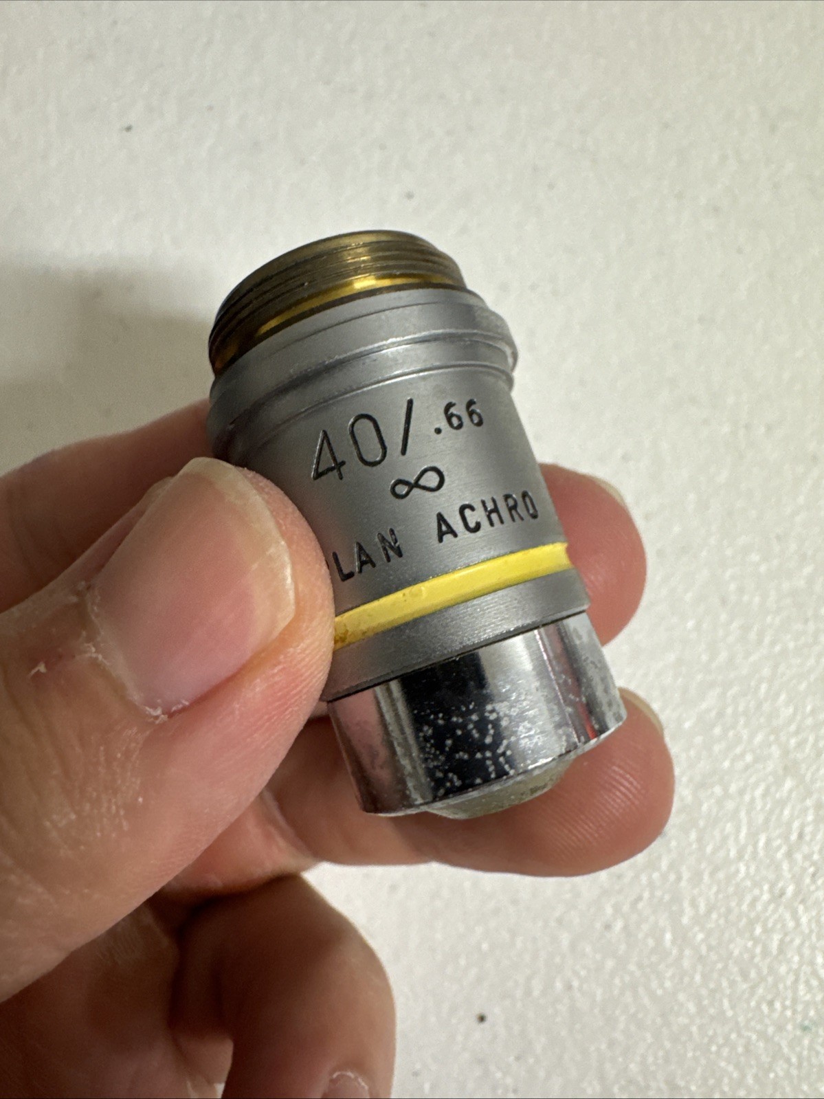 American Optical AO Plan Achro 40x/ 0.66 Microscope Objective Lens CAT 1309