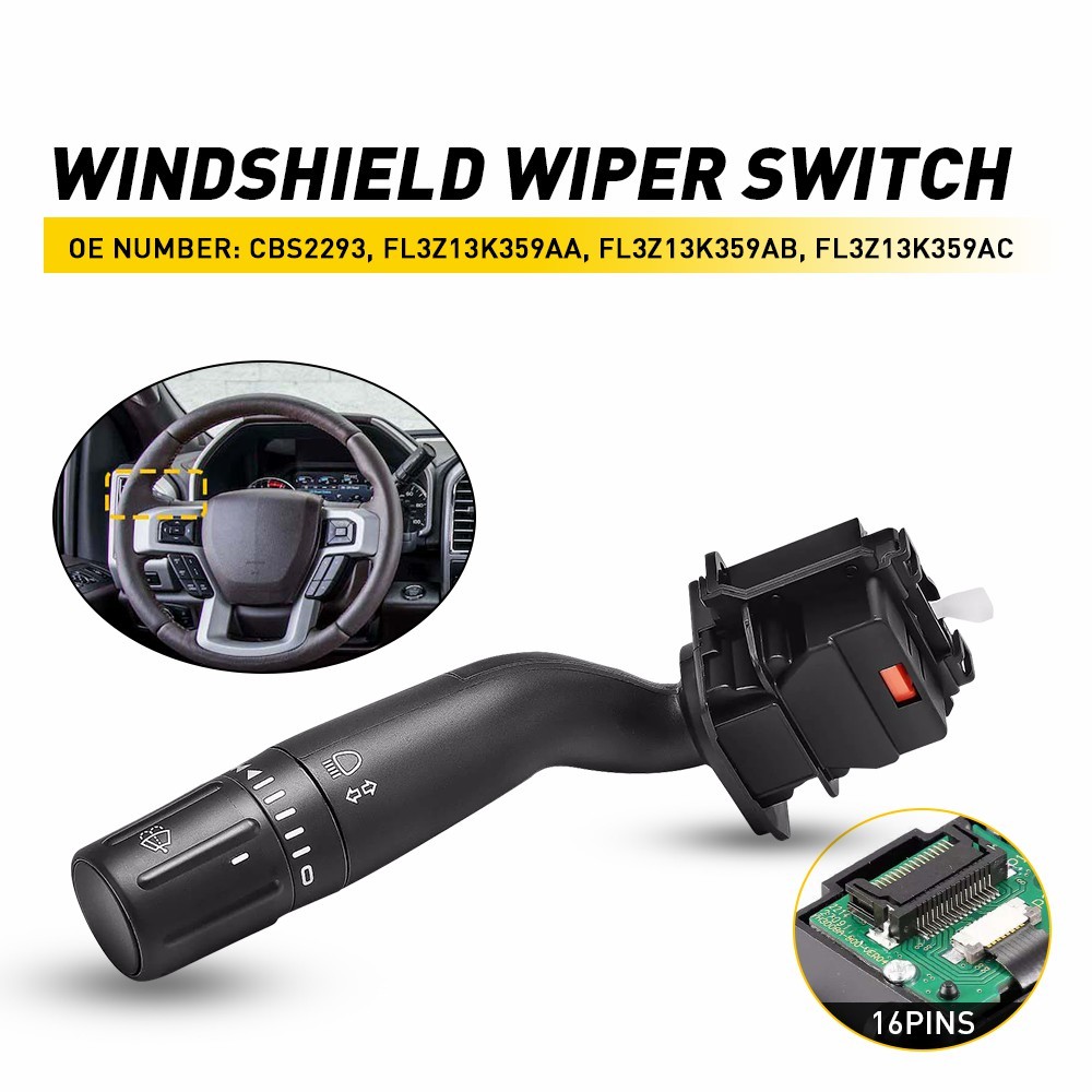 Control Windshield Wiper Arm Turn Signal Lever Switch FOR 2015-2020 Ford F-150