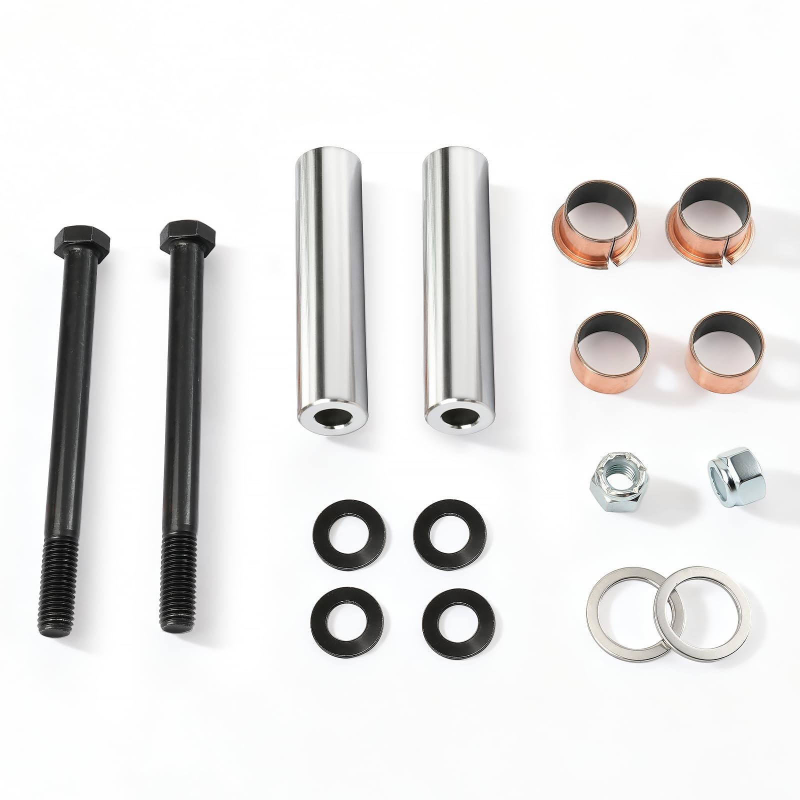 CLUBRALLY EZGO TXT/PDS Golf Cart Bushing Spindle King Pin Silver and Black